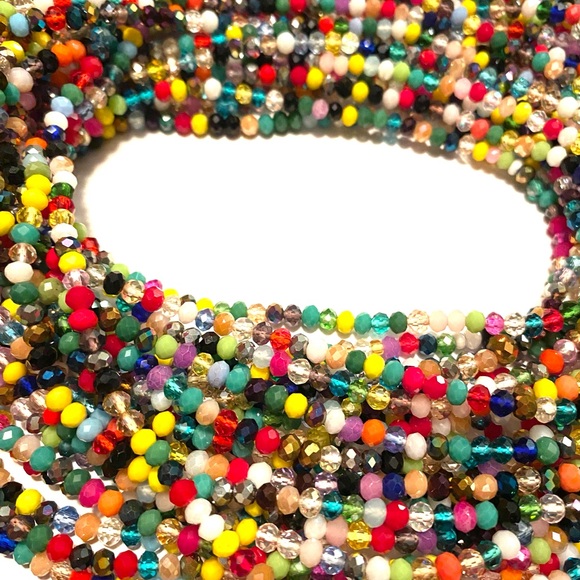 NEW Waistbeads‼️a beautiful bead 📿 for every beautiful body Multicolor Crystal - Picture 6 of 9